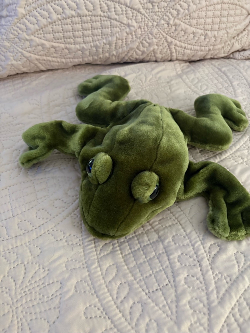 Folkmanis Frog Puppet. EUC.